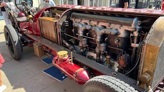 16 litre airship reengined Fiat Isotta Fraschini Land Speed Car  1905 [upl. by Pepi]