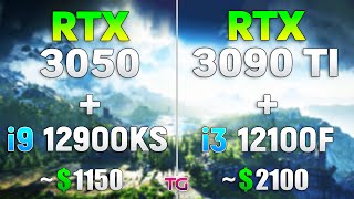 RTX 3090 Ti  i3 12100F vs RTX 3050  i9 12900KS  Which is Better [upl. by Maccarthy]