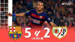 Barcelona 5 x 2 Rayo Vallecano Neymar 4 Goals ● La Liga 1516 Extended Goals amp Highlights ᴴᴰ [upl. by Colville26]