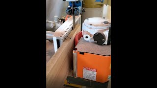 CoMatic AF110 Resaw Feeder on a Bandsaw by Shop Gear Inc [upl. by Cyrus745]