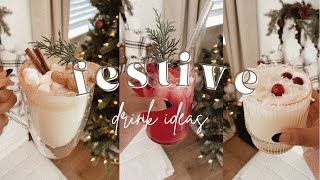 FESTIVE DRINK IDEAS ❄️  No Caffeine OR Alcohol EASY amp FAST Christmas Drinks [upl. by Philipa]