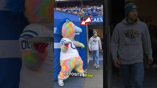 This mascots Slam pie on opposite team fans  You should stay safe 😱🤣 shorts ytshorts respect [upl. by Liamsi]