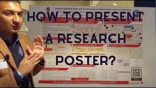 Effective Poster Presentation  How to present a research poster Dr Ahmad Bukhari [upl. by Yniar]