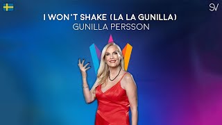 Gunilla Persson  I Wont Shake La La Gunilla Lyrics Video [upl. by Aeikan]