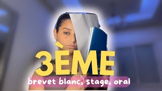 LA 3ÈME stage brevet blanc oralbrevet JE VOUS DIS TOUT CONSEILS [upl. by Assiren]