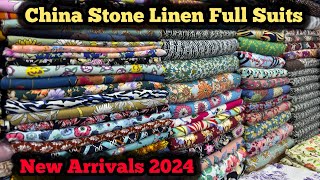 Super China Stone Linen  Full suits linen  Unbelievable design  Get 5X views [upl. by Reta361]