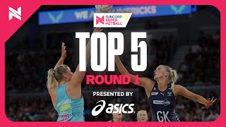 Top 5 Plays of Round 1  Suncorp Super Netball 2024 [upl. by Anert180]