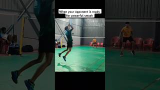 Badminton Deception Drop Shot Shocked Opponent deception Badminton [upl. by Paik]