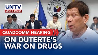 PART 1 House QuadComm hearing on Duterte drug war EJKs and other issues  November 13 2024 [upl. by Assillem830]