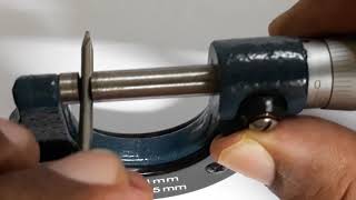 HOW TO USE A MICROMETER SCREW GAUGE IN URDU HINDI [upl. by Trebo]