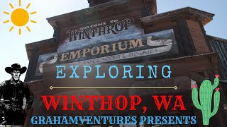 Exploring Washingtons Old West town Winthrop  Duck Brand Hotel Food Review [upl. by Aivirt920]