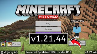 Minecraft Pe 12144 Patch Apk Download  Mcpe New 12144 Patch Version  SuvoXD [upl. by Adiell]