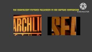 Fox Searchlight Pictures Logo Comparsion Fullscreen amp VHS Capture 1997 vs 1995 [upl. by Esdras887]