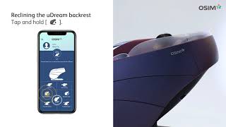 OSIM uDream Instructional Video Backrest amp Footrest Control Using Mobile Device [upl. by Feinstein]