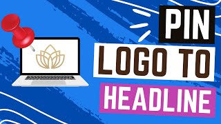 How To Pin The Logo To The Headline In Wix [upl. by Laraine]