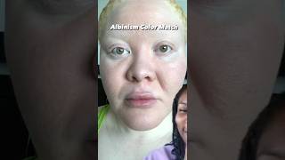 Albinism lash color match challenge eyemakeup [upl. by Aniratac]