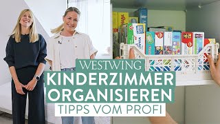 Ordnung im Kinderzimmer  Ideen fürs richtige Organisieren Tipps amp Tricks [upl. by Aneda]