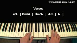 Bruno Mars Grenade Piano Tutorial [upl. by Encratia]