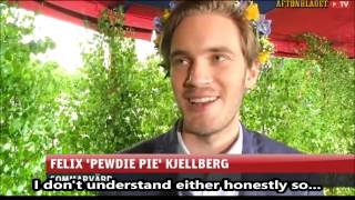 Interview with Pewdiepie June 2014 Sweden HD [upl. by Ahsenrat]