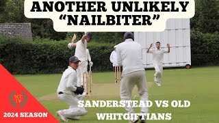 ANOTHER UNLIKELY LEAGUE CRICKET NAILBITER  Sanderstead vs Old Whitgiftians Plus An Amazing Catch [upl. by Soble]