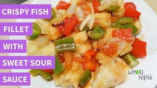 CRISPY FISH FILLET WITH SWEET AND SOUR SAUCE [upl. by Rita899]