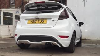 Fiesta ST Pumaspeed Back Box Delete on Stock Catalyst [upl. by Coussoule]