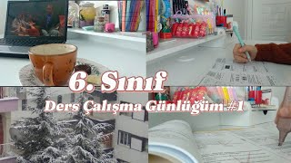 6 Sınıf Ders Çalışma Günlüğüm 1161 sorukahve☕kışkar ❄️müzik [upl. by Crista989]