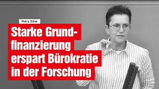 Starke Grundfinanzierung erspart Bürokratie in der Forschung [upl. by Hyacinthe]