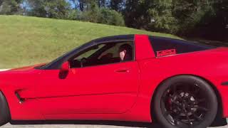 50 Mustang vs c5 corvette [upl. by Bogart]