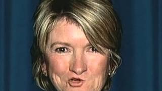 Martha Stewart Via Satellite Turns into Demon 91504 [upl. by Nylirek542]