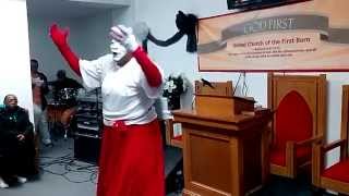 Nicole C Mullen  My Redeemer Lives Mime by Anointed Movement Good Friday Service 040315 [upl. by Ahsinej]