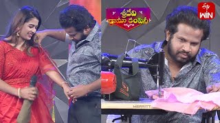 Hyper Aadi Performance  Sridevi Drama Company  2nd April 2023  ETV Telugu [upl. by Lazare586]