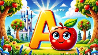 ABC Song Phonics Song ABC lyrics song Tiny Tots Kiddos Study Zone Toddler Learning [upl. by Pesvoh229]