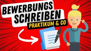 Das perfekte Bewerbungsschreiben für dein Praktikum  Mustervorlage 💼 [upl. by Prent360]