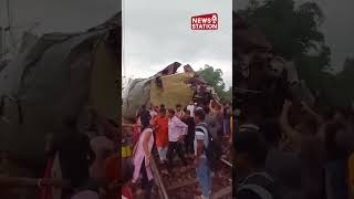 Phansidewa Train Accident Goods Train Collides with Kanchanjunga Express near Rangapani Darjeeling [upl. by Harolda]