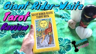 Giant RiderWaite Tarot  Review [upl. by Lamiv]