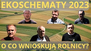 EKOSCHEMATY 2023 O jakie nowe dopłaty bezpośrednie wnioskują rolnicy Jak spełnić potrzebne wymogi [upl. by Emie]