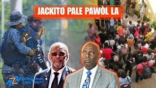 Palais National An PreparasyonLamePNH Gwo Defi Jackito Tranble Peyia Chas Ayisyen Nan Sendomeng [upl. by Atilef]