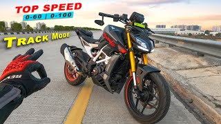 New Apache RTR 310  Top Speed  0 to 60  0 to 100  1st to 6th All Gears Top Speed [upl. by Aloz]