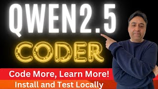 Qwen25Coder  High Quality Coding Model  Install and Test Locally [upl. by Mckay]