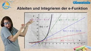 eFunktion ableiten und integrieren  StrandMathe  Oberstufe ★ Übung 3 [upl. by Loresz]