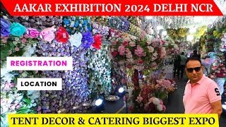 Aakar exhibition 2024 greater noida tent decor asia 2024 horeca asia  Aakar 2024 india expo centre [upl. by Trillby]