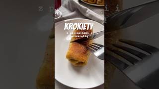 Krokiety z pieczarkami i mozzarellą [upl. by Yenaled]