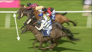 Unbelievable horse race Five horses are separated by inches in thrilling finish [upl. by Perl]