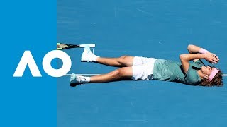 Tsitsipas winning tiebreak QF  Australian Open 2019 [upl. by Asyral777]