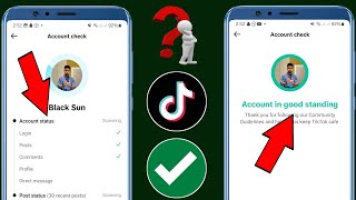 Cómo comprobar el estado de la cuenta en TikTok  Guía completa  Nueva actualización de TikTok [upl. by Fernande592]