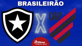 BOTAFOGO X ATHLETICO PARANAENSE AO VIVO  BRASILEIRÃƒO 2023  RODADA 28  NARRAÃ‡ÃƒO [upl. by Onaicul]