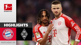 Boey Debut At Bayern Win  FC Bayern  Gladbach 31  Highlights  Matchday 20 – Bundesliga 202324 [upl. by Jerz633]