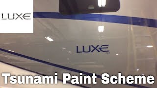 Luxe Toy Hauler luxury fifth wheel  Tsunami Paint Scheme [upl. by Emoryt492]