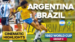 Argentina 13 Brazil  1982 World Cup Group C Match  Highlights amp Best Moments [upl. by Notfol697]